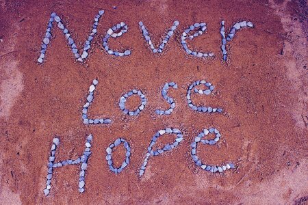 Stone pink hope pink sand photo