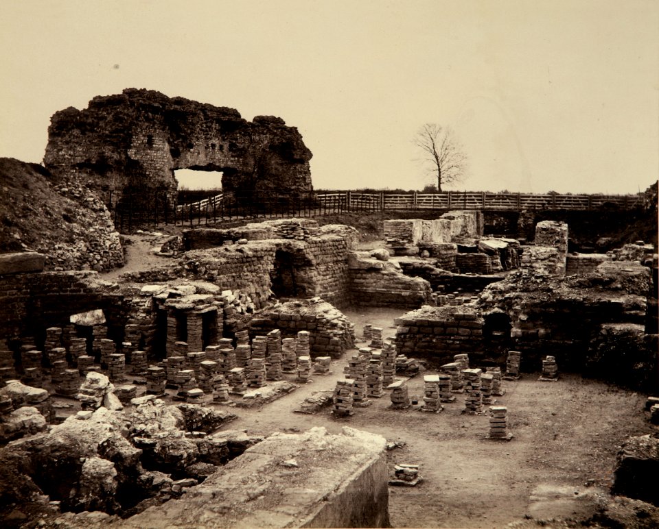 Excavation at Uriconium by Francis Bedford