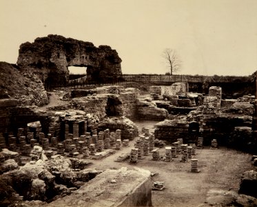 Excavation at Uriconium by Francis Bedford