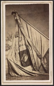 Excelsior Banner awarded to the 50th Illinois Infantry Regiment as first prize in a drill competition) - Mrs. W. A. Reed, artist, No. 81-1-2 Hamshire Street, Quincy, Illinois LCCN2013645642