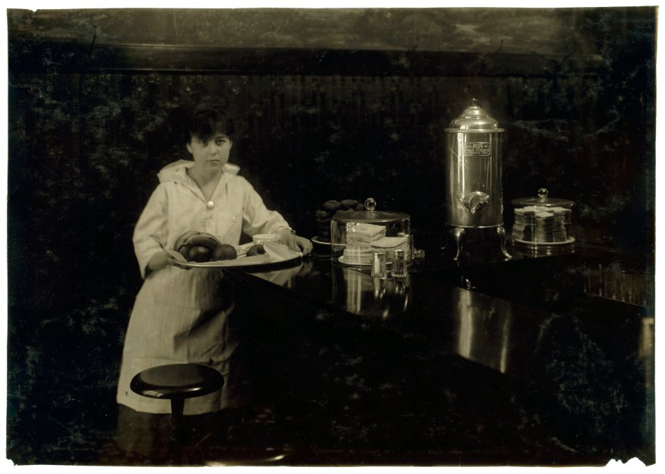 Exchange Luncheon. Delia Kane, 14 years old. 99 C Street, South Boston. A young waitress. LOC nclc.05618