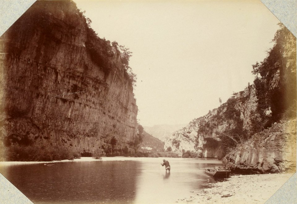 Excursion dans la région des Causses (1892).f21.Gorges du Tarn, Détroits (Entrée en aval) La Croze