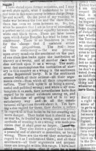 Excerpt of Lincoln's speech, final debate with Stephen A. Douglas from Abraham Lincoln's scrapbook of the Illinois political campaign of 1858 LCCN2004665685