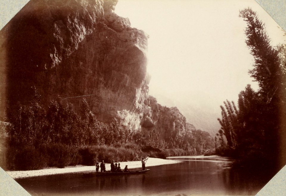 Excursion dans la région des Causses (1892).f29.Gorges du Tarn, en amont des Baumes Basses