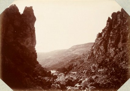 Excursion dans la région des Causses (1892).f35.Gorges du Tarn, Le Pas-des-Soucis (entrée en aval)