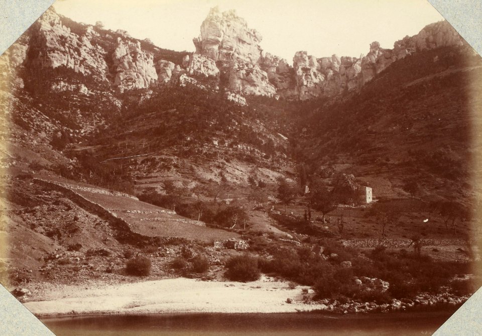 Excursion dans la région des Causses (1892).f41.Gorges du Tarn, des Vignes au Rozier