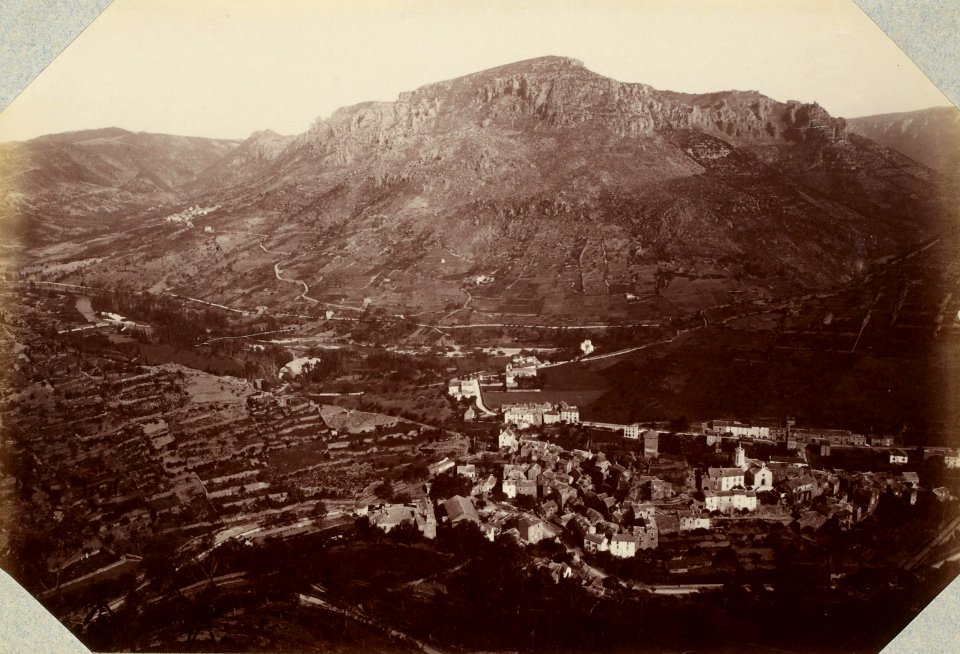 Excursion dans la région des Causses (1892).f47.Gorges de la Jonte, les alentours du Rozier-Peyreleau