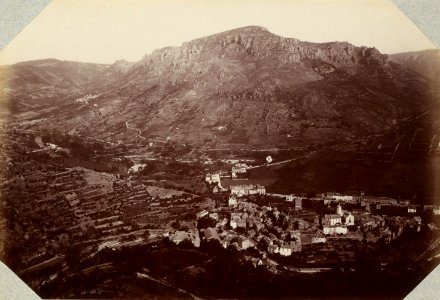 Excursion dans la région des Causses (1892).f47.Gorges de la Jonte, les alentours du Rozier-Peyreleau