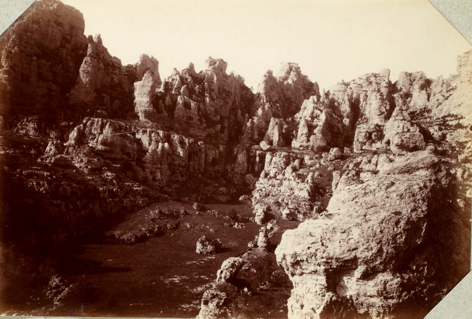 Excursion dans la région des Causses (1892).f67.Montpellier-le-Vieux, Cirque des Rouquettes