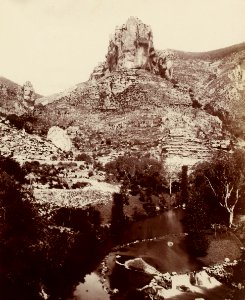 Excursion dans la région des Causses (1892).f51.cropped.Gorges de la Jonte, les Douze