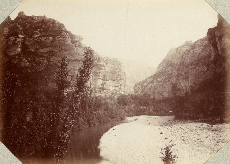 Excursion dans la région des Causses (1892).f30.Gorges du Tarn, le Cirque des Baumes Basses