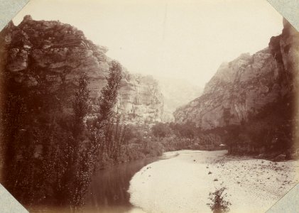 Excursion dans la région des Causses (1892).f30.Gorges du Tarn, le Cirque des Baumes Basses