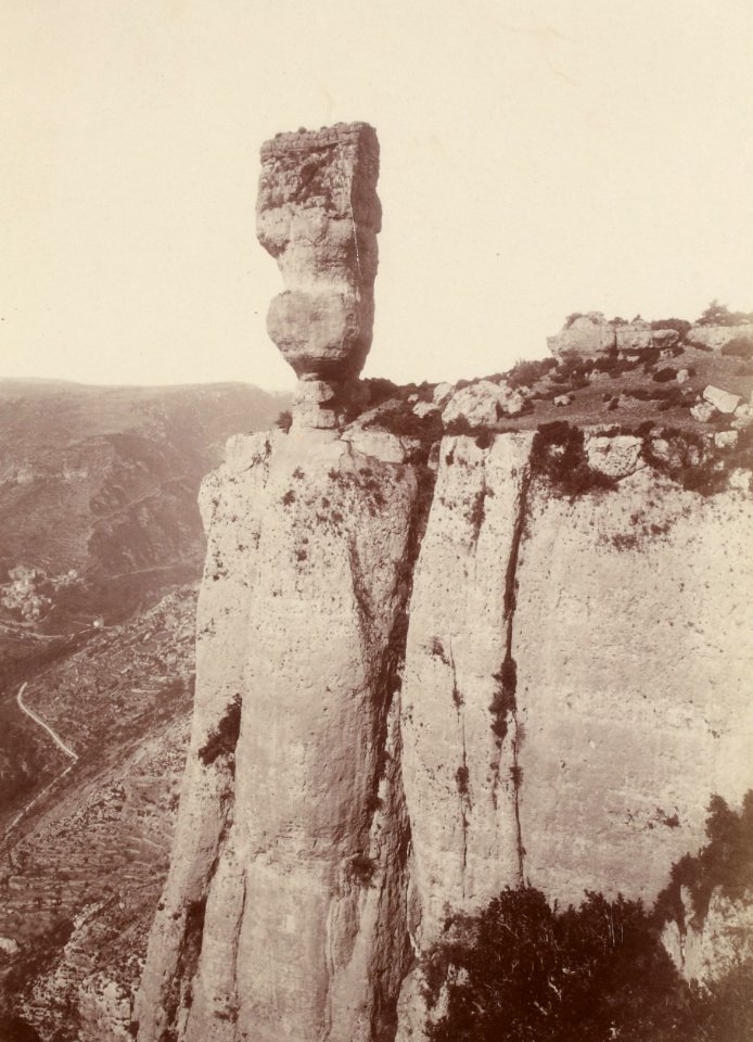 Excursion dans la région des Causses (1892).f65.cropped.Gorges de la Jonte, le Soulier du Touriste