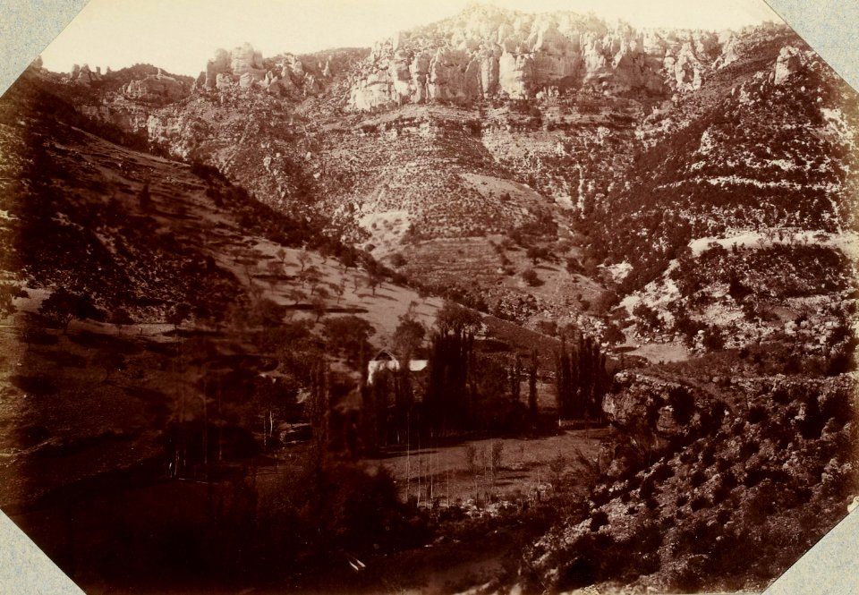 Excursion dans la région des Causses (1892).f40.Gorges du Tarn, le Mas de la Font (Saint-Marcellin)