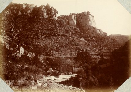 Excursion dans la région des Causses (1892).f50.Gorges de la Jonte, le Maynial