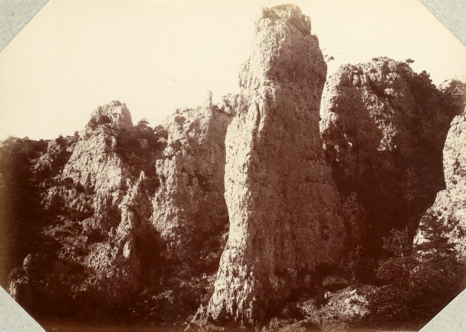 Excursion dans la région des Causses (1892).f56.Gorges de la Jonte, (Cirque de Madas)