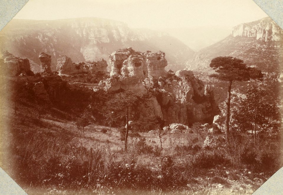 Excursion dans la région des Causses (1892).f68.Montpellier-le-Vieux, Château-Gaillard