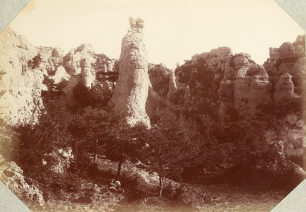 Excursion dans la région des Causses (1892).f70.Montpellier-le-Vieux, La Nonne