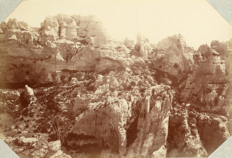 Excursion dans la région des Causses (1892).f72.Montpellier-le-Vieux, Le Vomitorium