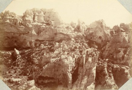 Excursion dans la région des Causses (1892).f72.Montpellier-le-Vieux, Le Vomitorium