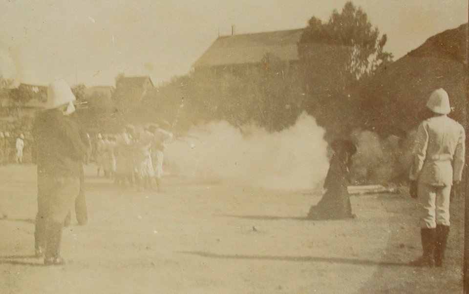 Execution of Rainandriamampandry and Ratsimamanga, Madagascar, 1896 (impa-m2856)