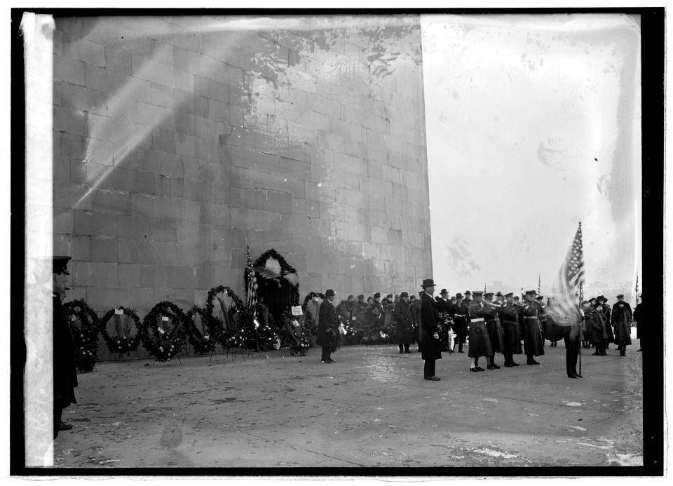 Exercises at Monument, Feb. (22-1921) LCCN2016844951