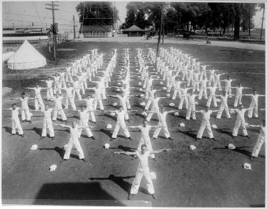 Exercises, Naval Militia Camp, Somersville, New York. Committee on Public Information. - NARA - 533693