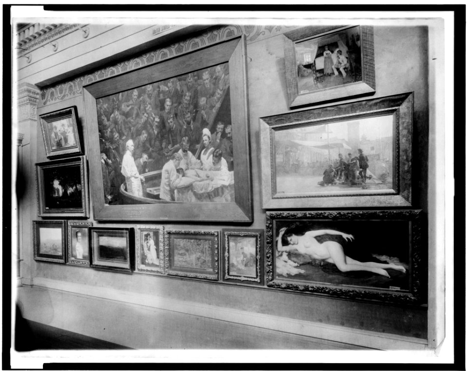 Exhibit in art gallery, World's Columbian Exposition, Chicago, Illinois LCCN92521908