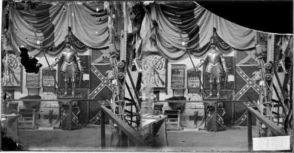 Exhibit of Confederate battle flags - NARA - 526141