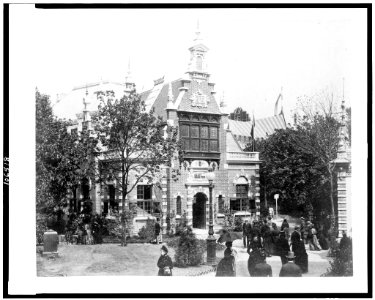 Exhibit building Taillerie de Diamants Boaz Fréres, Paris Exposition, 1889 LCCN92520992