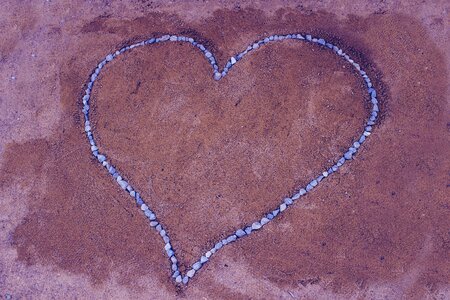 Stone heart shape heart heart shape