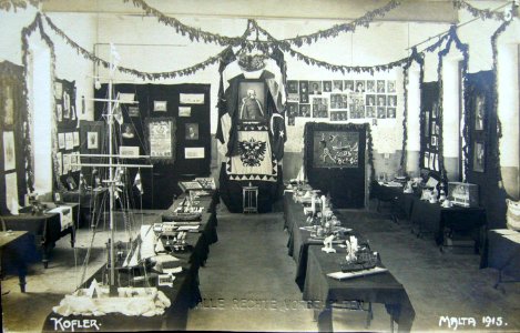 Exhibition for the 85th birthday of Emperor Franz Jozeph, by prisoners of war in Malta, 18 August 1915 (b)