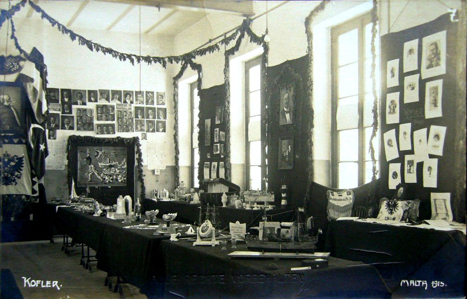 Exhibition for the 85th birthday of Emperor Franz Jozeph, by prisoners of war in Malta, 18 August 1915 (c)