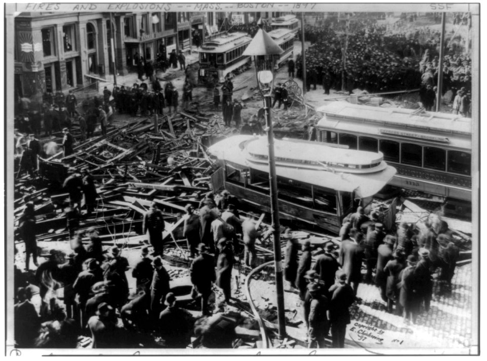 Explosion at Tremont & Boylston St., March 4, 1897 LCCN2002718376