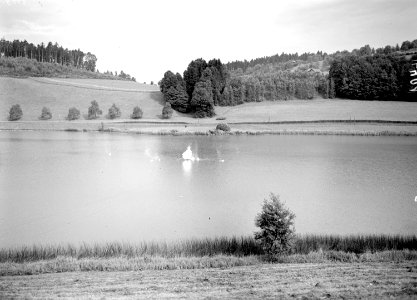 Explosion einer Handgranate in einem See - CH-BAR - 3240799