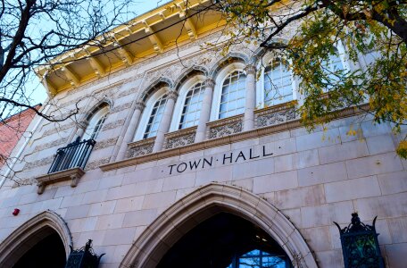 Town hall window photo