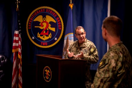 Expeditionary Strike Group 2 Change of Command 200327-N-OS895-1115
