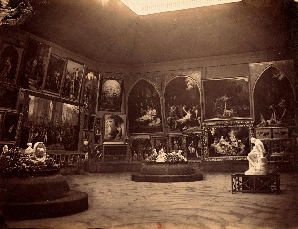 Expo 1855 Disdéri Salon carré France f16