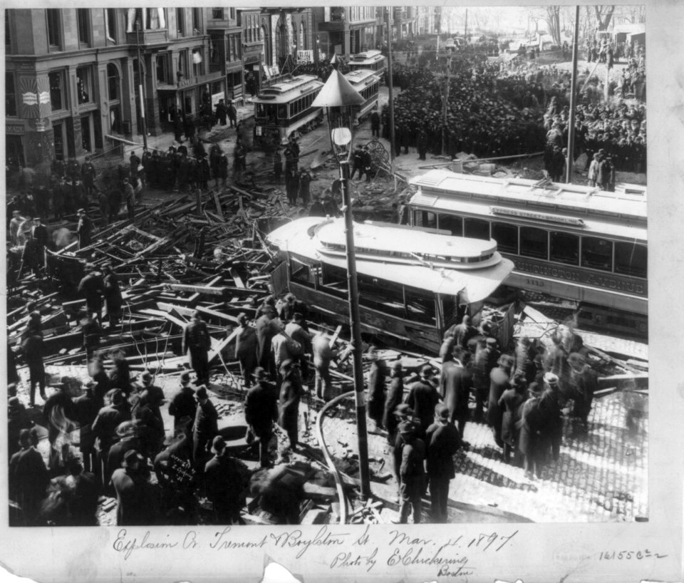 Explosion at Tremont & Boylston St., (Boston), Mar. 4, 1897 LCCN2005686695