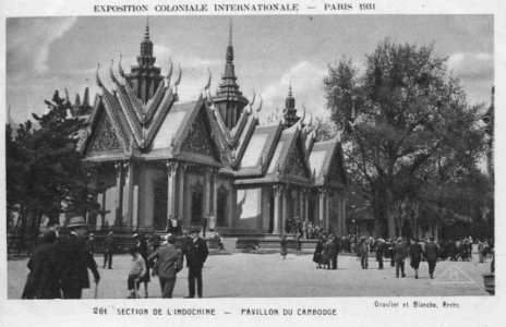 Expo 1931 Cambodge photo