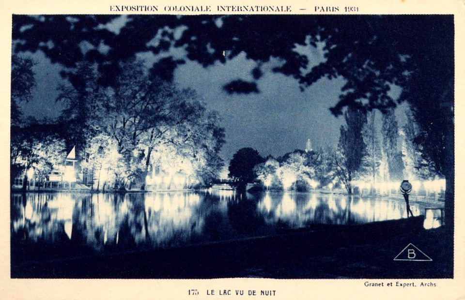 Expo 1931 Lac nuit