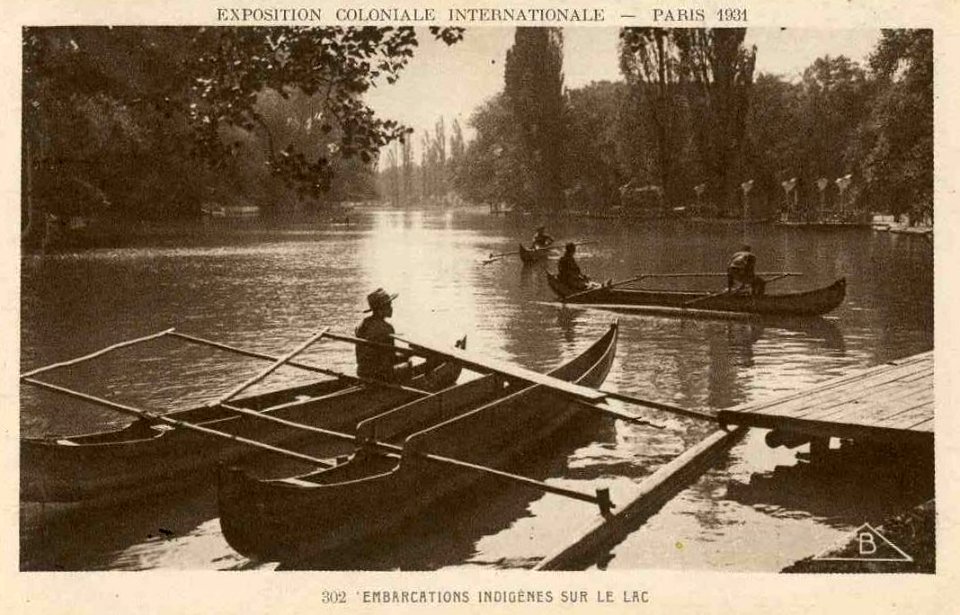 Expo 1931 Pirogue malgache