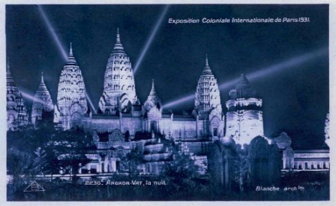 Expo 1931 Angkor nuit photo