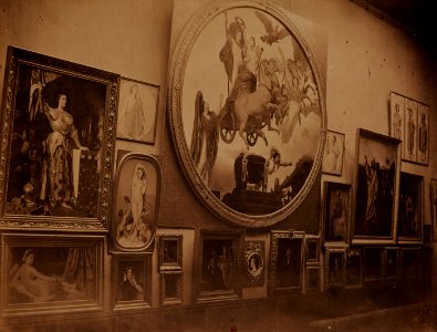 Expo 1855 Disdéri galerie française Ingres f18
