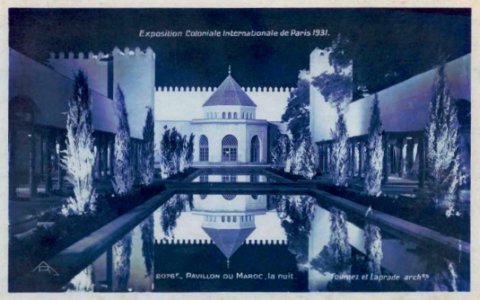 Expo 1931 Maroc nuit photo