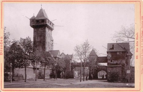 Exposición El casco antiguo puerta delantera bella época dresde