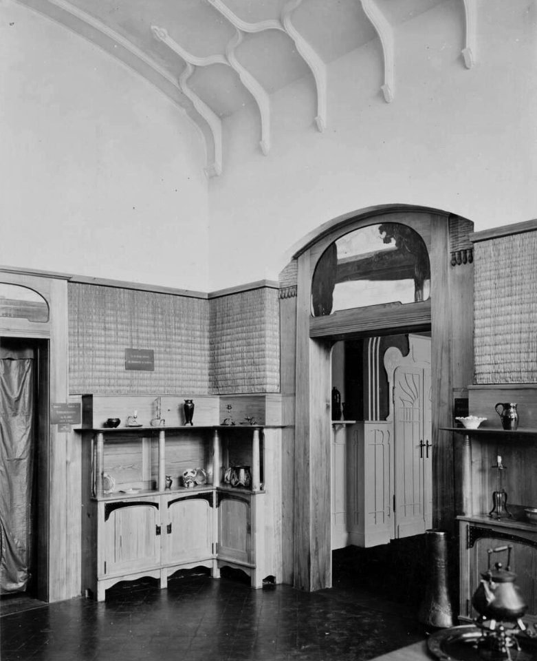 Exposición de arte alemán - cocina del granjero II bella época Dresde