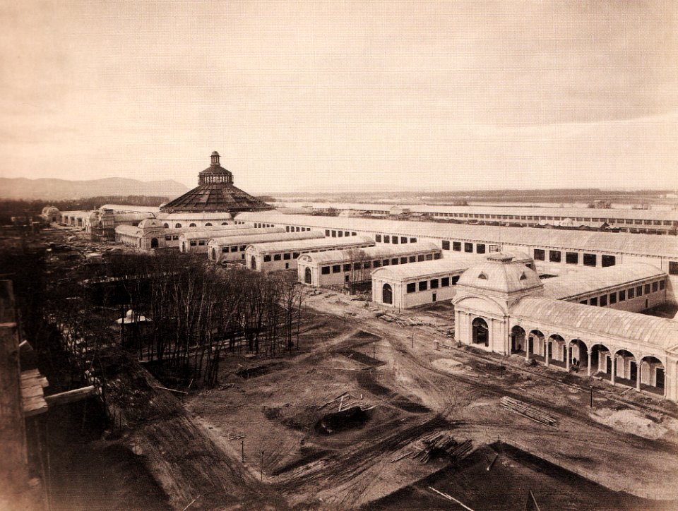 Expo 1873 Area under construction