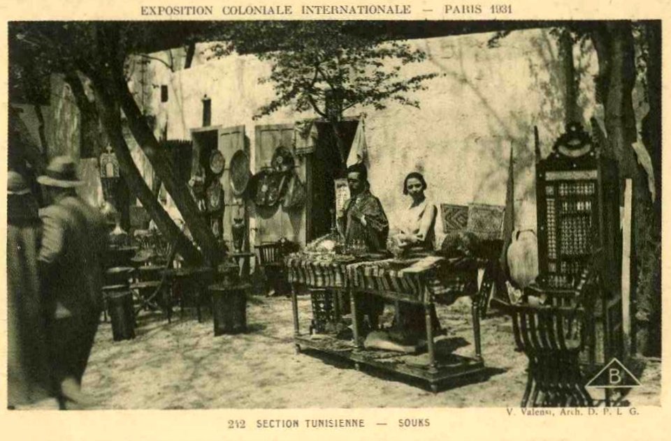 Expo 1931 Souks tunisiens