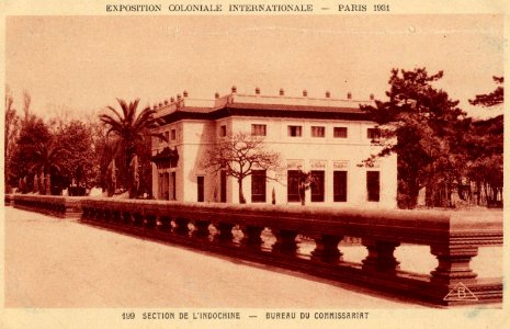 Expo 1931 Commissariat indochine